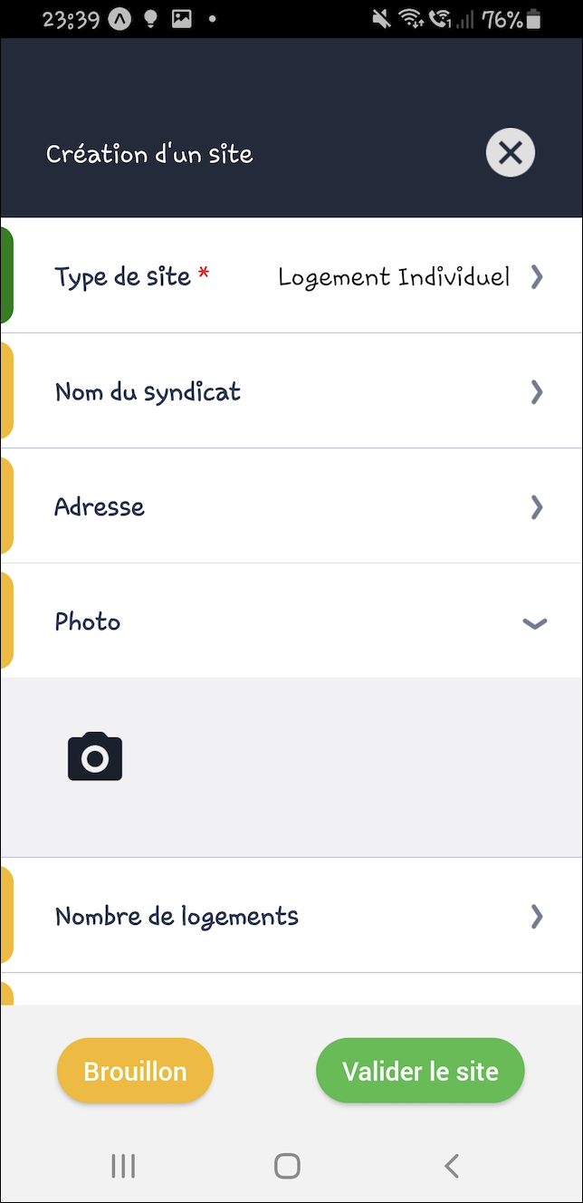 Tableau de bord Mobile Tableau de bord Mobile
