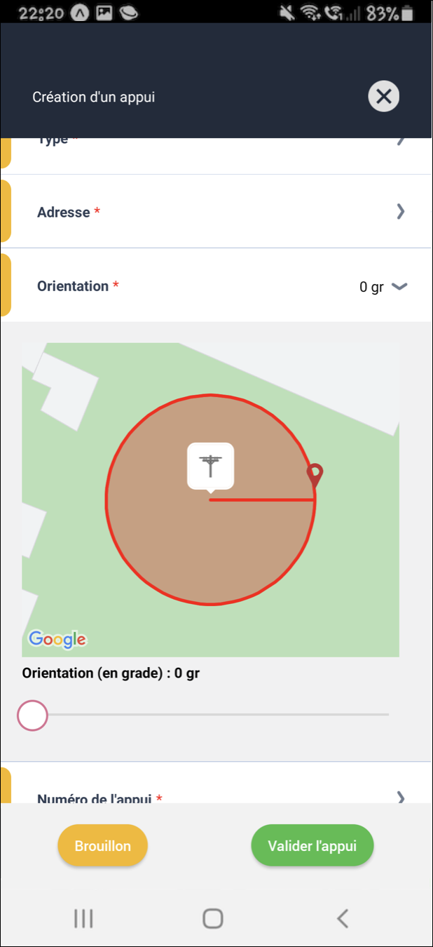 Orientation mobile Orientation mobile