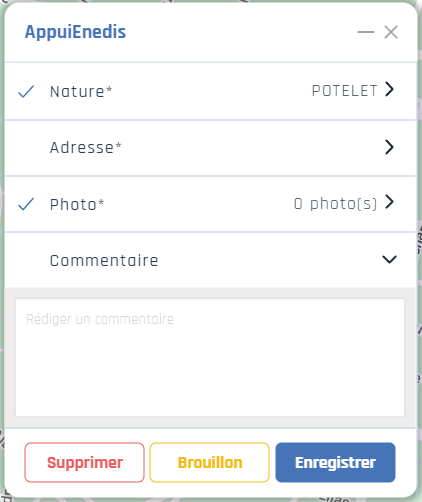 Appui électrique Potelet Web Appui électrique Potelet Web